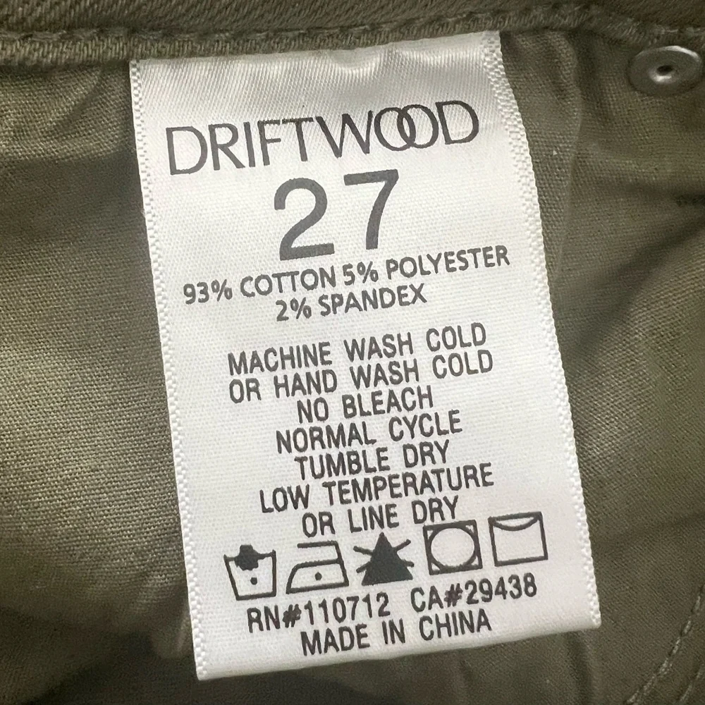 Driftwood 
Collette Roads End plaid cuff crop jeans size 27 - Picture 5 of 11